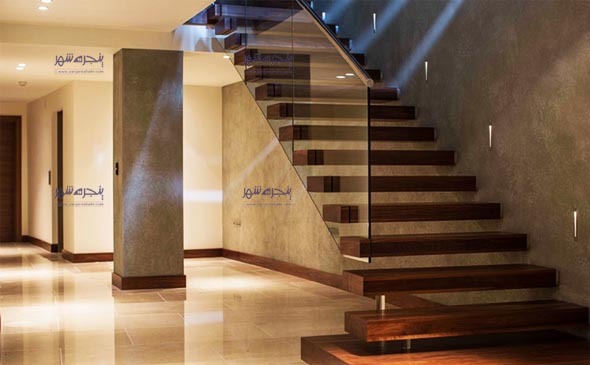 نرده شیشه ای اکسپوز