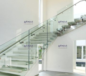 نرده شیشه ای فیکس پوینت