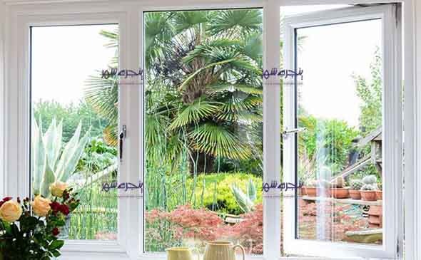 پنجره دوجداره upvc دوحالته
