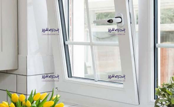 پنجره دوجداره upvc دوحالته