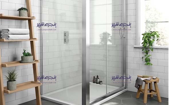 دور دوشی شیشه ای