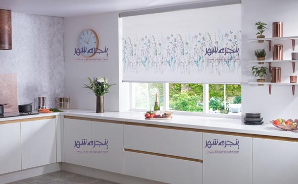 مدل های پرده مناسب برای آشپزخانه