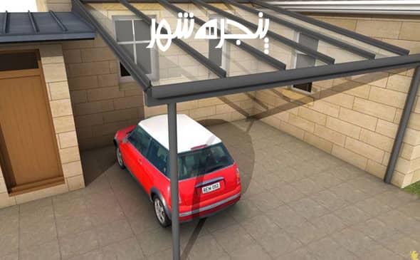 سقف شیشه ای پارکینگ