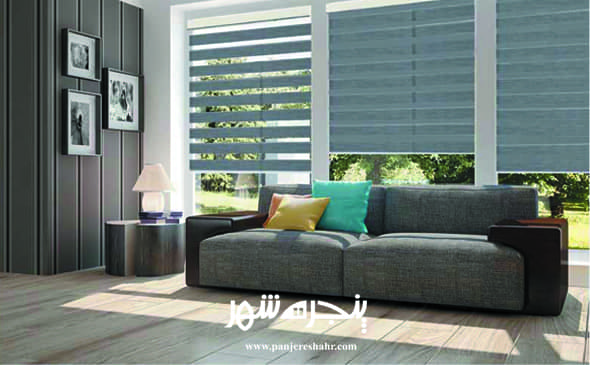 پرده کرکره ای مناسب برای فضای پذیرایی