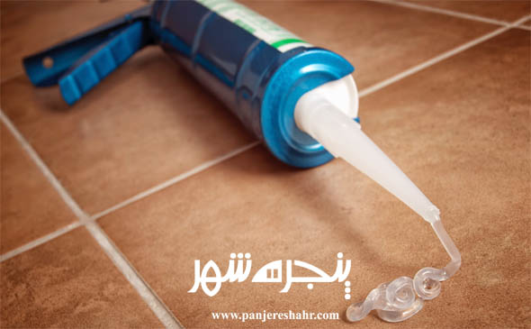 درزگیری پنجره دوجداره با چسب سیلیکون