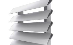 متریال نمای آلومینیوم لوور